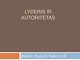 Lyderis ir autoritetas skaidrės