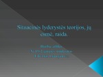 Situacinės lyderystės teorijos, jų esmė, raida 1
