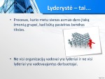 Organizacijos lyderystė 2