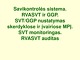 RVASVT sistemos diegimo etapai