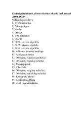 Maisto sudedamosios dalys: naminis keksas, makaronai, žele 2