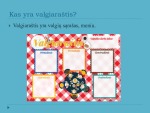Valgiaraščio sudarymo principai 3