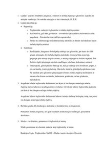 Saviruošos klausimai lipidų tema 1