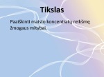 Maisto koncentratai 2