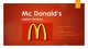 McDonalds prekės ženklo analizė