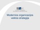 Modernios organizacijos veiklos strategija