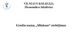 Grožio namų stebėjimas Rinkos analizė 1