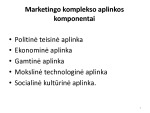 Marketingo kompleksas ir jo aplinka 3