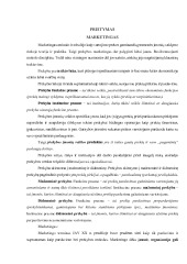 Marketingas: prekyba ir prekės ženklas 1