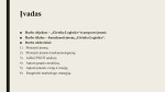 Marketingo analizės „Girteka Logistics“ pristatymas 2