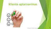 Kliento aptarnavimas 1