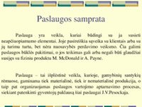 Paslaugų rinkodara 2