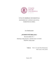 Reklamos skleidimo internete priemonės 1