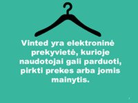 Elektroninė prekyvietė: Vinted 2