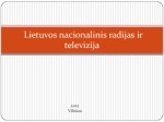 Lietuvos nacionalinis radijas ir televizija 1