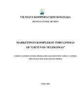 Marketingo komplekso tobulinimas 1