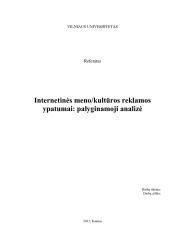 Internetinės reklamos analizė 1