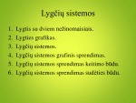 Lygčių sistemos namų darbas 2