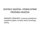 Sveikieji skaičiai: Vienas kitam priešingi skaičiai