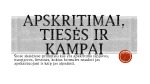 Išpjovos, nuopjovos ir liestinės 1