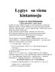 Lygtys su vienu kintamuoju