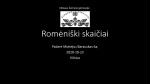 Romėniški skaičiai projektas 1