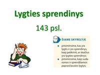 Lygties sprendinys 1