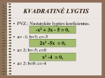 Kvadratinės lygtys 3