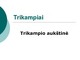 Trikampio aukštinė