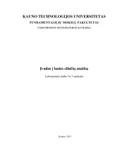Lauko eilučių abalizė 1