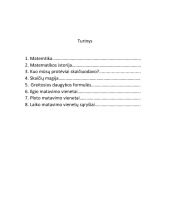 Referatas Matematika 2