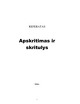 Apskritimas ir skritulys