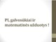 Pi diena matematikos galvosūkiai