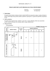 Tekinamos ir frezuojamos detalės programavimas Hsmworks 2