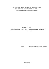 Hibridinės elektrinės transporto priemonės, varikliai 1