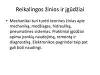 Mechaniko profesijos pristatymas 2