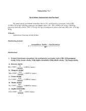 Suvirinimo balansiniai skaičiavimai 1