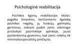 Psichologinė reabilitacija 2