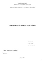 Mokomoji intensyviosios slaugos istorija analizė 1