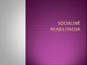 Socealine reabilitacija