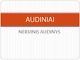 Nervinis audinys medicinos skaidrės