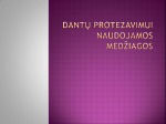 Odontologinė priežiūra 1