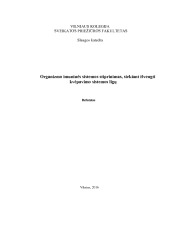 Organizmo imuninės sistemos stiprinimas, siekiant išvengti kvėpavimo sistemos ligų 1