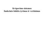 Kvėpavimo sistemos vertinimas 1