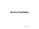 Burnos imunitetas