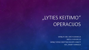 lyties keitimo operacija prieš varpą)