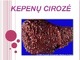 Kepenų cirozė skaidrės