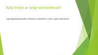 Ūmi infekcinė žarnyno liga: Salmoneliozė 3