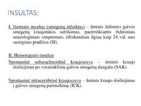 Galvos smegenų kraujotakos sutrikimai skaidrės 3