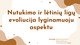 Nutukimo ir lėtinių ligų evoliucija lyginamuoju aspektu